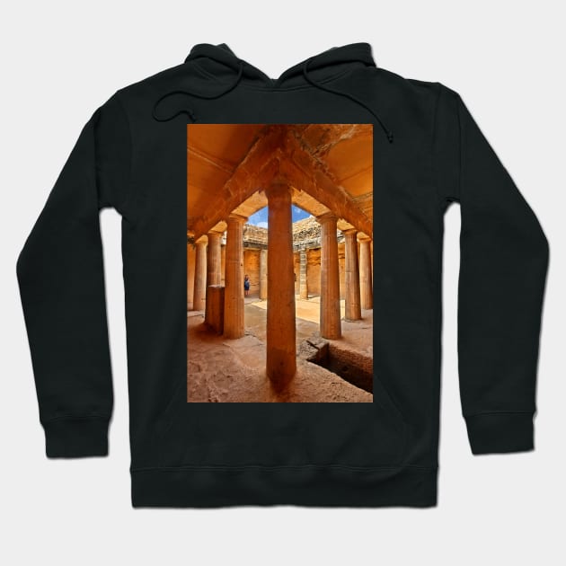 Tombs of the Kings - Paphos, Cyprus Hoodie by Cretense72